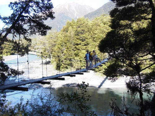 Swing bridge